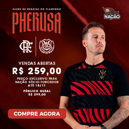 Camisa Pherusa - 130 anos Flamengo Lançamento